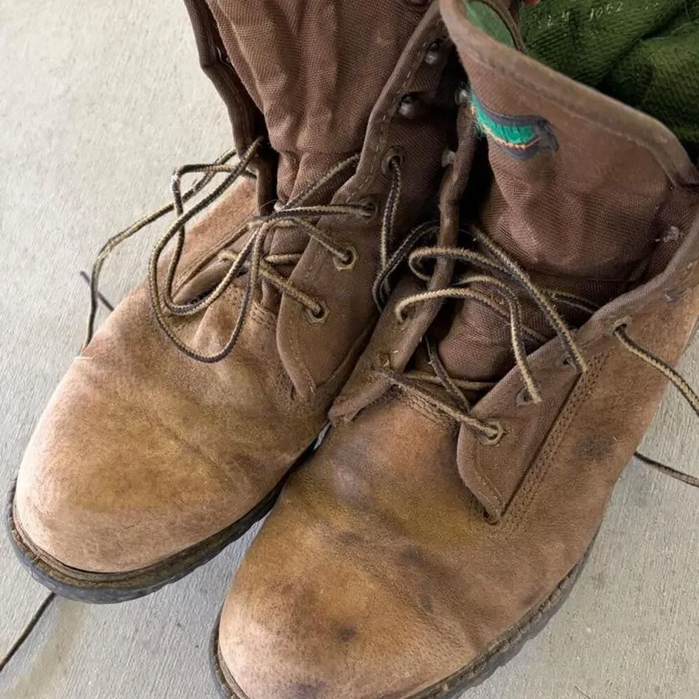 Wolverine Men's Brown and Tan Boots